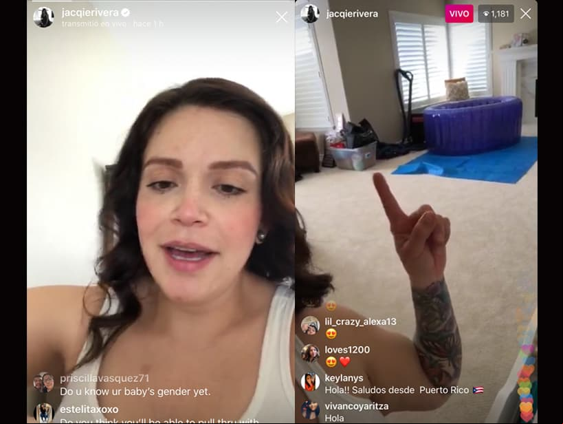 Jacqie Rivera habló del plan que tiene para su parto en casa