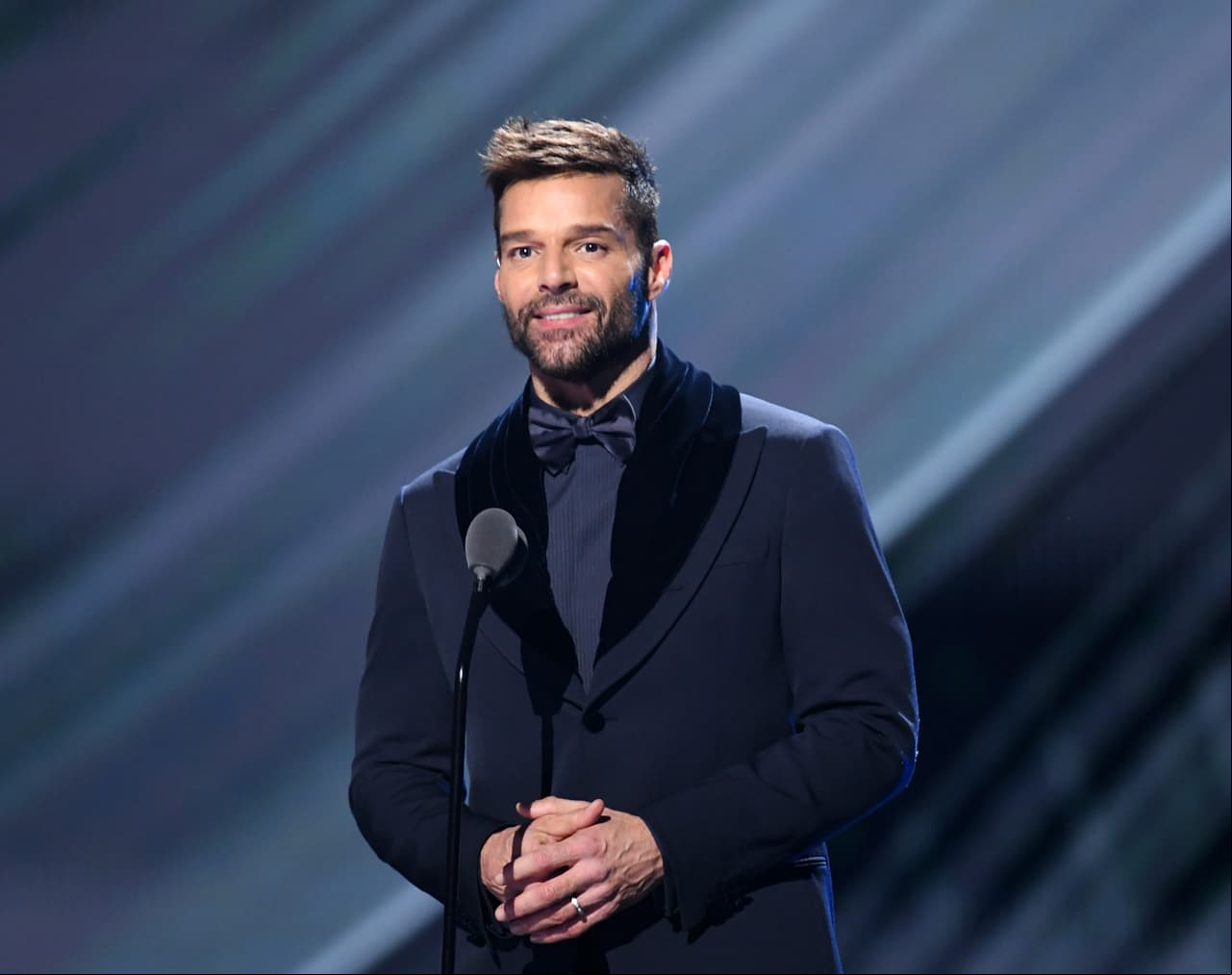 LAS VEGAS, NEVADA - NOVEMBER 14: Ricky Martin presents the Album of The Year Award onstage during the 20th annual Latin GRAMMY Awards at MGM Grand Garden Arena on November 14, 2019 in Las Vegas, Nevada. (Photo by Kevin Winter/Getty Images for LARAS)