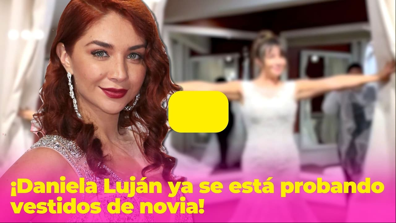Daniela Luján ya se probó vestidos de novia y eligió sus favoritos: ¡uno es de corte sirena!