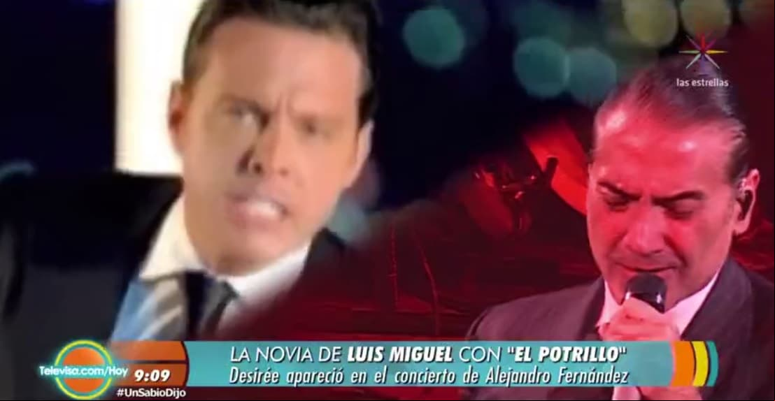 ¿Qué hace la novia de Luis Miguel con Alejandro Fernández?
