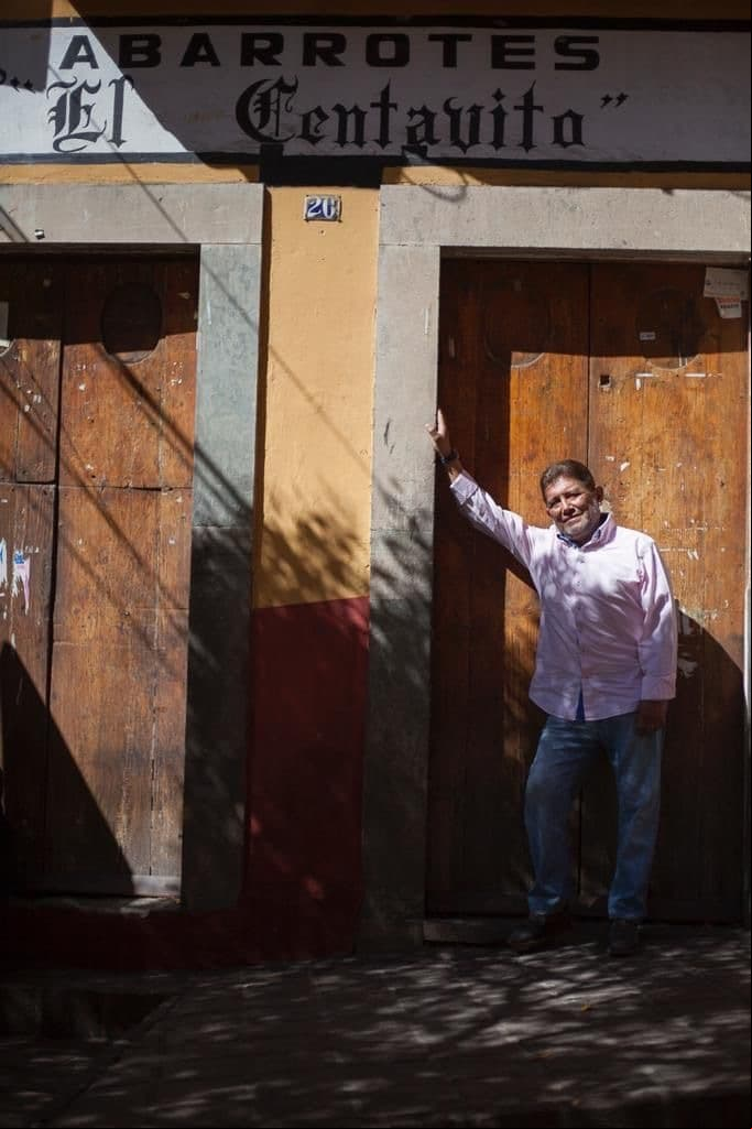 De paso también aprovechaba momentos para tomarse fotos en la hermosa ciudad de Guanajuato.