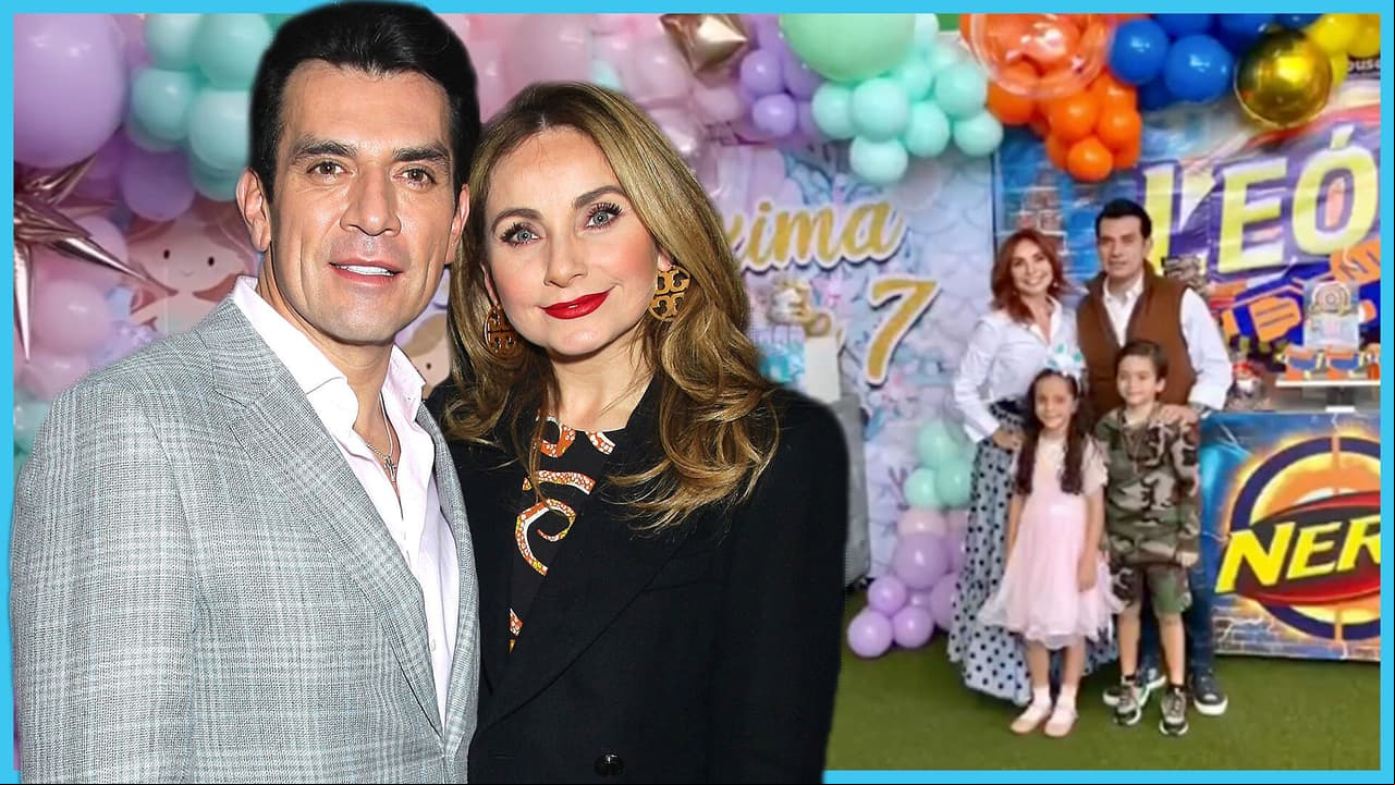 Elizabeth Álvarez y Jorge Salinas celebran el cumpleaños de sus mellizos con increíble fiesta