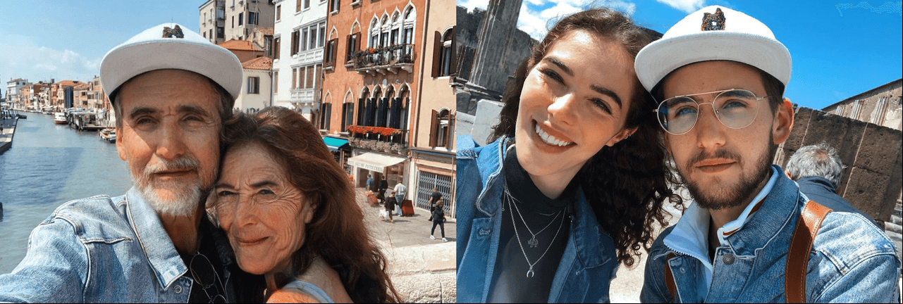 La pareja de 'Inseparables', Daniela Ibáñez y Pablo Campos compartió con sus seguidores cómo se verían juntos con el paso de los años.