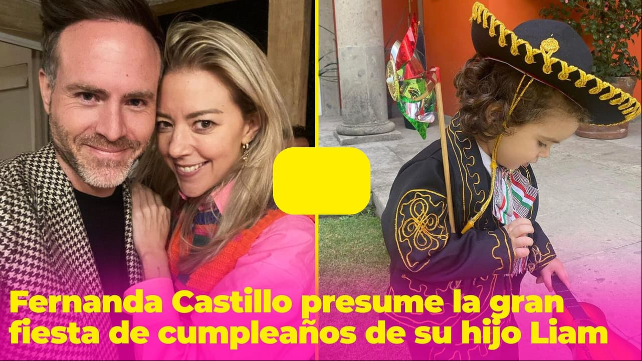 Fernanda Castillo organizó una súper fiesta de Mario Bros. para su hijo: Liam cumplió 3 años
