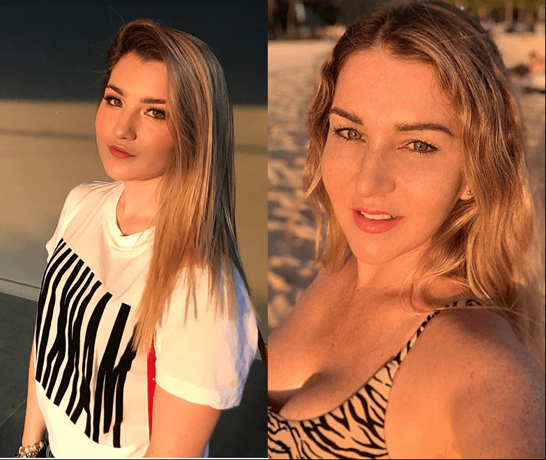 Melanie Carmona y Alicia Villarreal