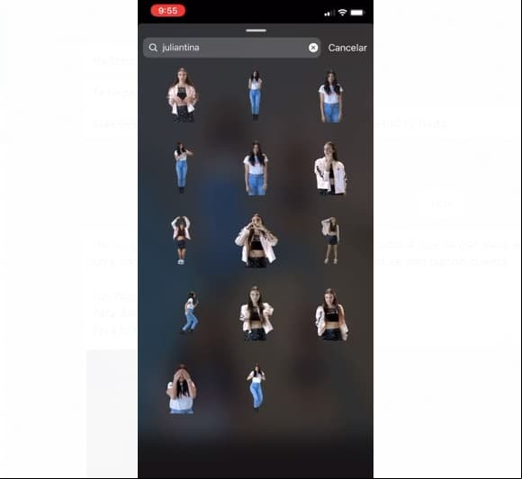 Juliantina estrena Gifs en Instagram.