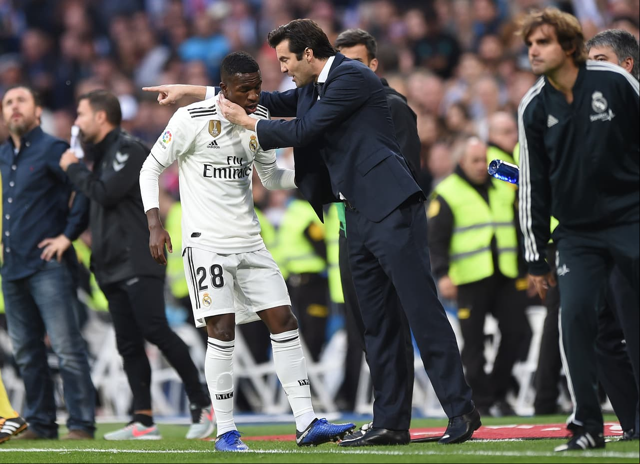 Vinicius Junior recibió la confianza de Solari en el Madrid.