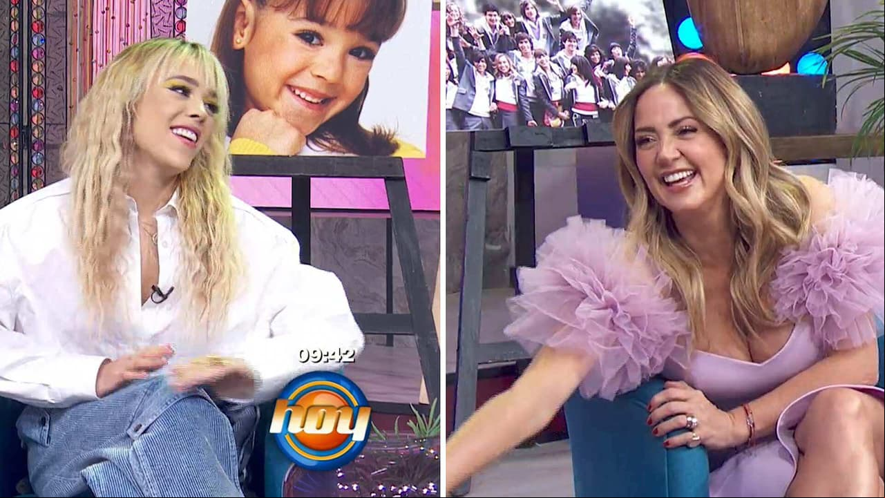 Andrea Legarreta y Danna Paola se reencuentran para recordar emotiva escena de ‘¡Vivan los niños!’