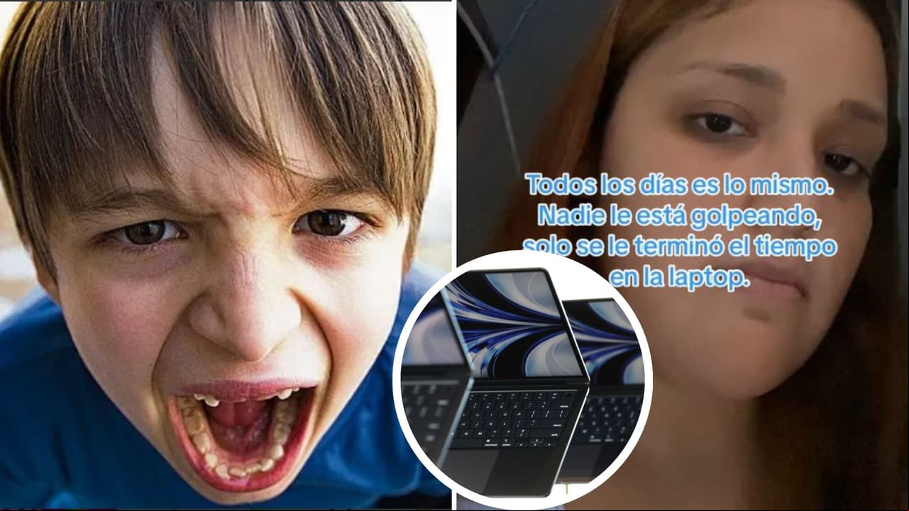 Joven exhibe “aterradora” reacción de su hermanito cuando le quitan su laptop: video preocupa a padres