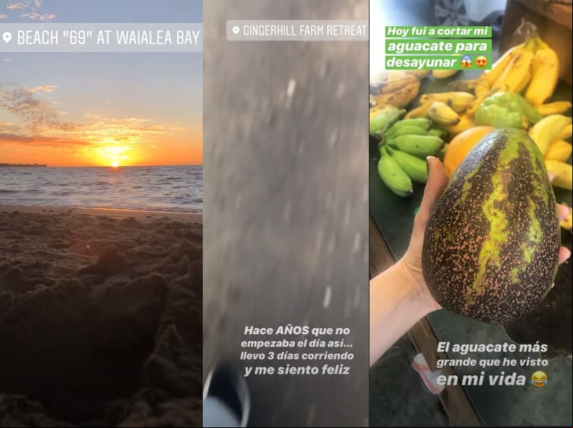 Como su regalo de Navidad, Aislinn Derbez viajó a Hawái