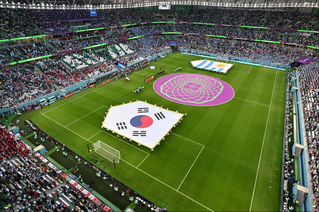 Uruguay y Corea del Sur empataron 0-0 en su debut en el Mundial Qatar 2022.
