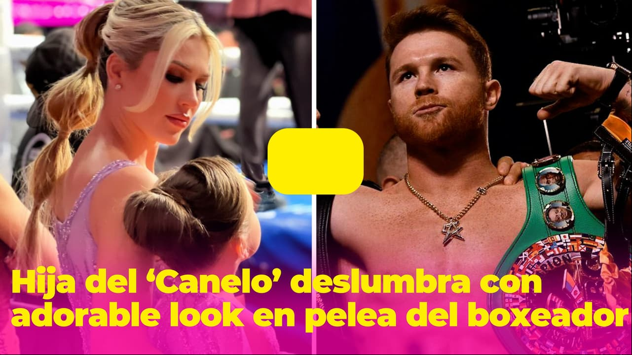 La esposa y la hija del 'Canelo' acapararon los reflectores con sus looks en la pelea del boxeador