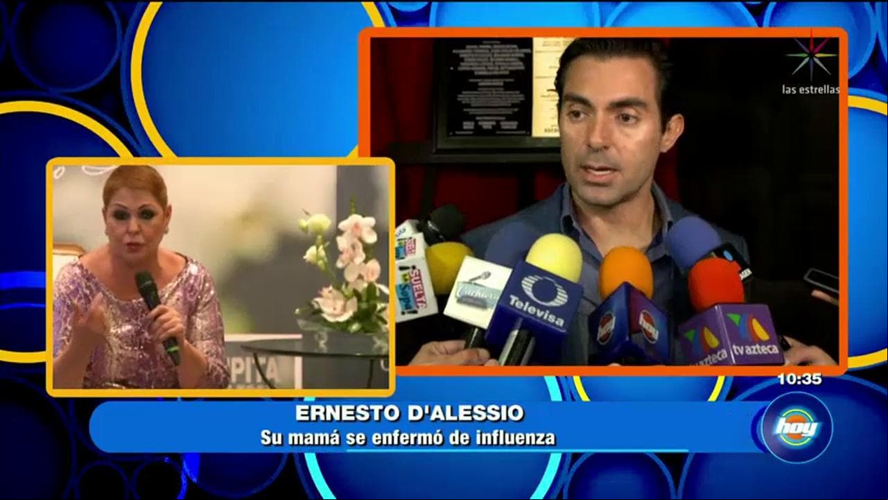 Lupita D´Alessio enferma de influenza