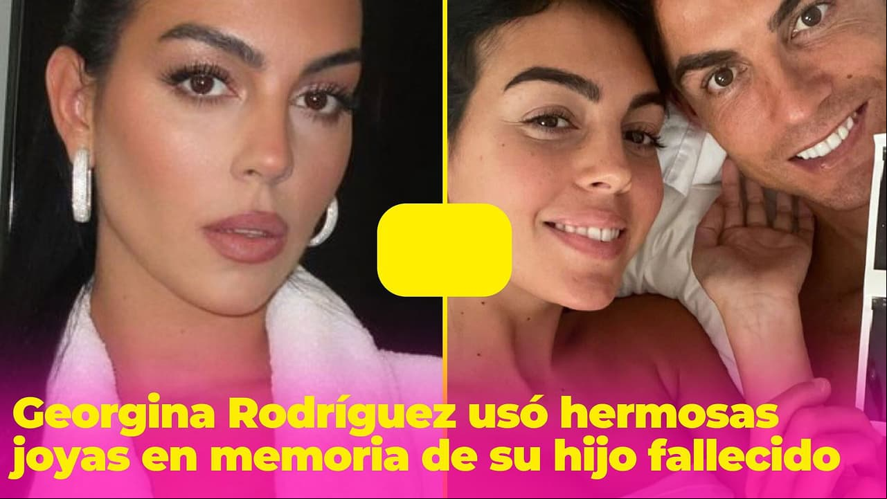 Georgina Rodríguez usó unas hermosas joyas en memoria de su hijo fallecido: su significado te conmoverá