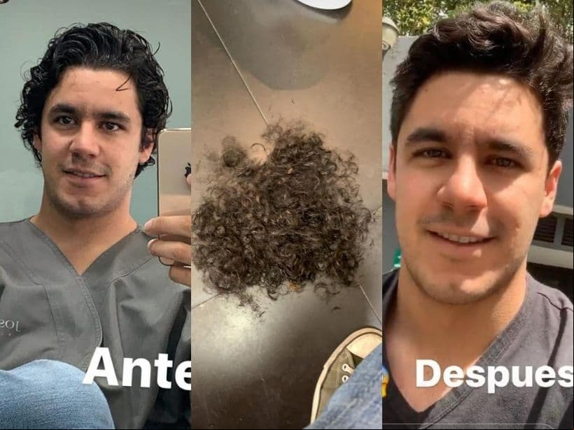 Eduardo Capetillo Jr. compartió con sus seguidores el entes y después de su transformación.