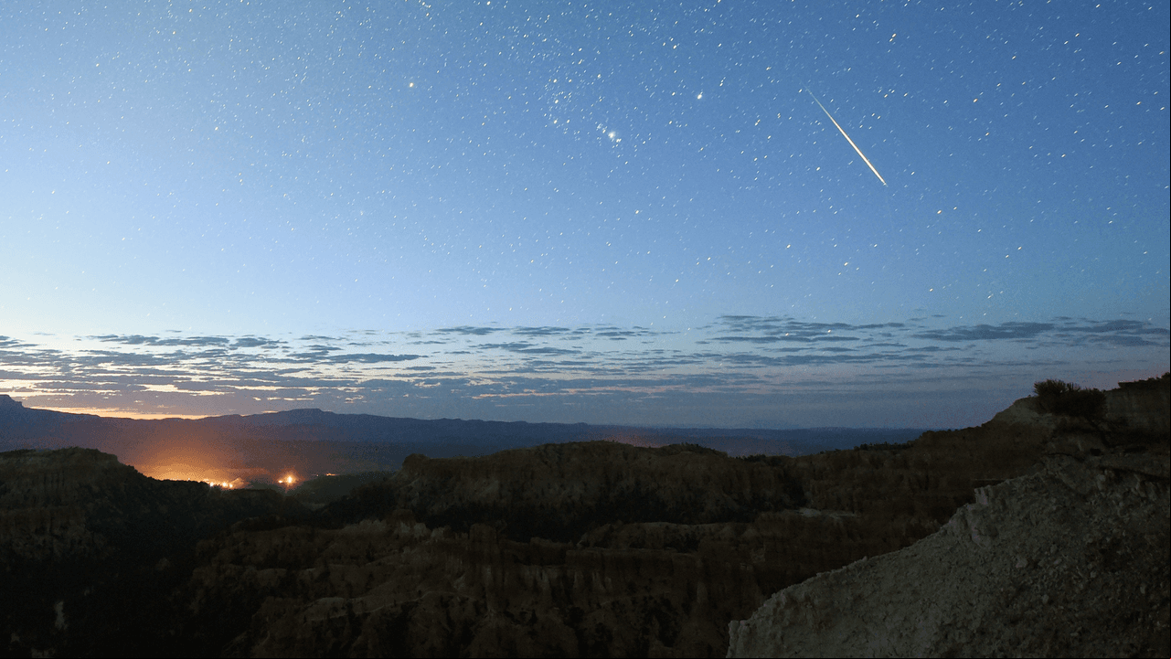 Lluvia de estrellas o meteoros