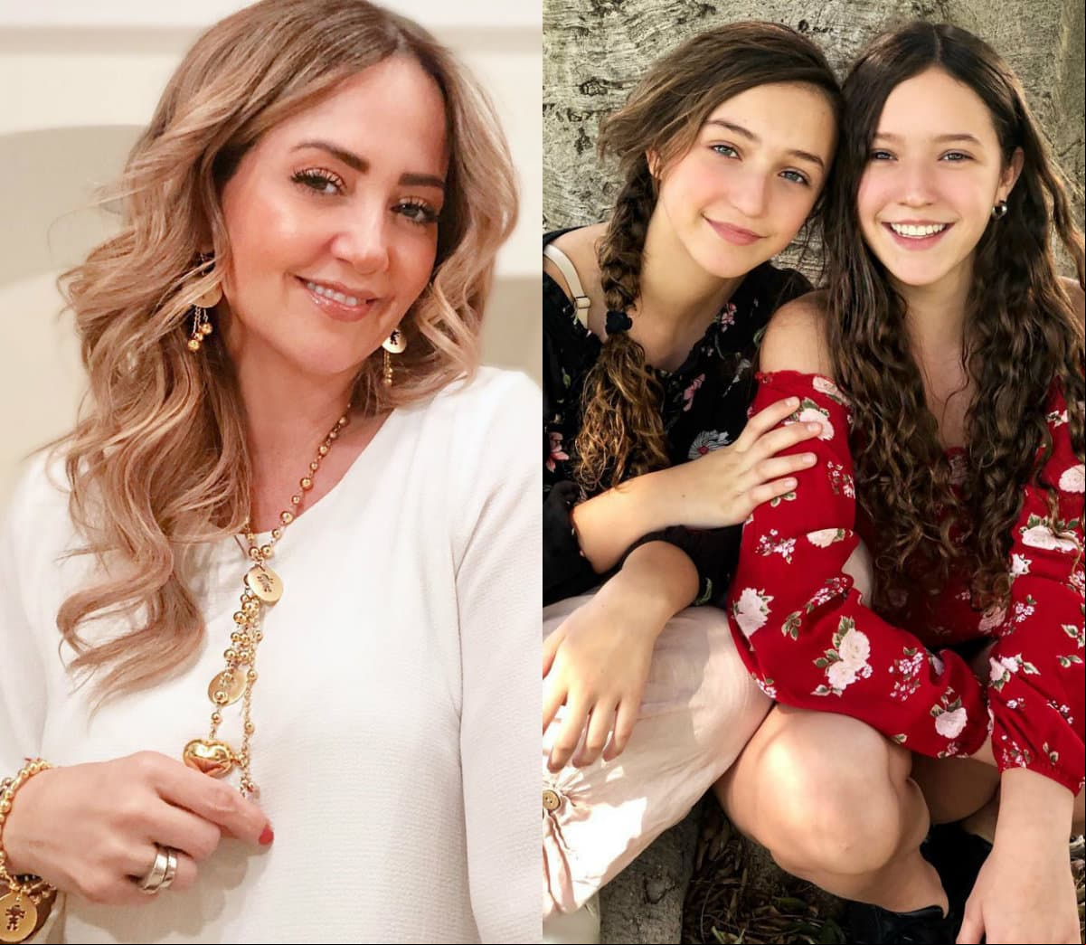 Andrea Legarreta recibe como regalo de Navidad un video inédito de cuando sus hijas eran pequeñas