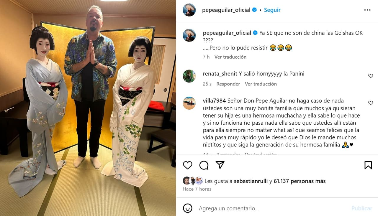 Pepe Aguilar ignora polémica de Ángela y Nodal; aparece de vacaciones