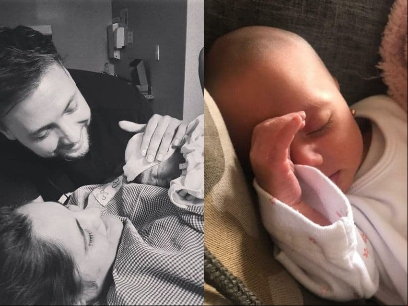 Valentina Soler celebró el primer mes de vida de su hija Alfonsina.