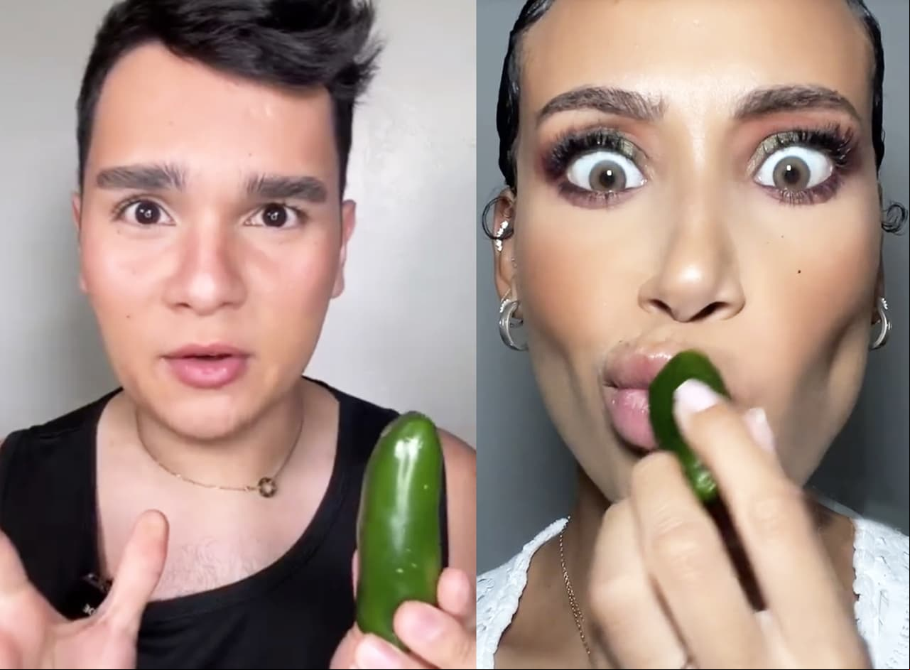 ¿Agrandarse los labios con jalapeño? Chico intenta esta 'técnica' y este es el resultado