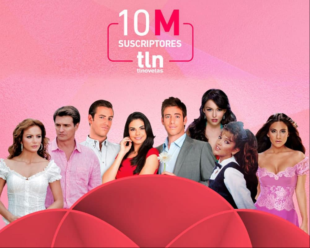 El canal Tlnovelas alcanza 10 millones de suscriptores