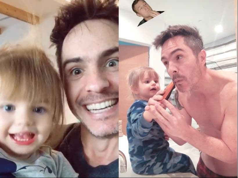 Además, mostró el debut de su pequeña en Tik Tok, hecho que los volvió tendencia en redes sociales y búsquedas de Internet.