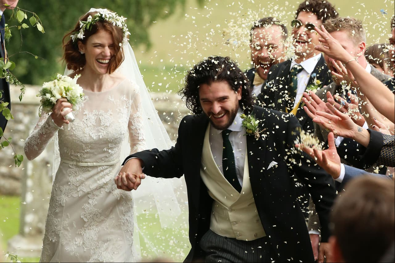 Kit Harington y Rose Leslie llevaron su romance de la pantalla chica a la vida real (FOTO: The Grosby Group)