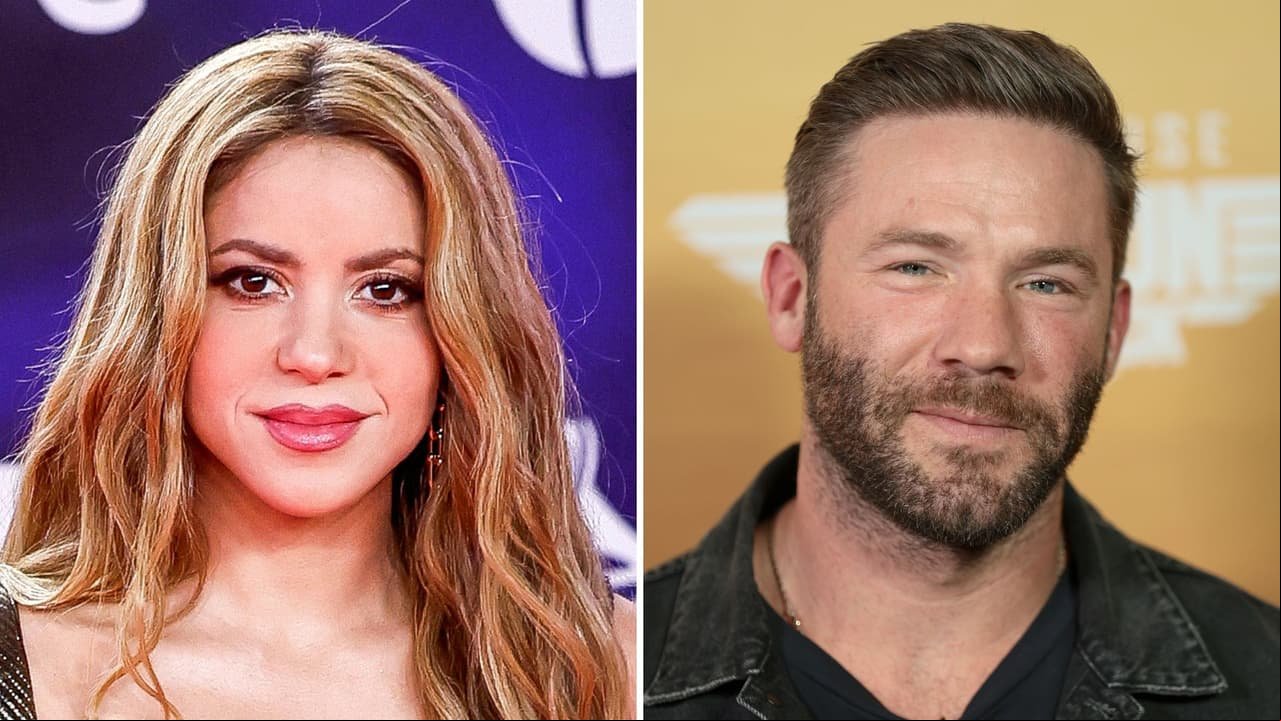Shakira y Julian Edelman.