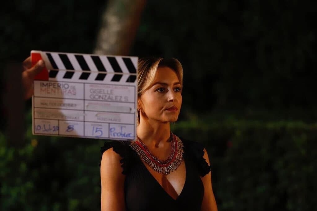 Angelique Boyer promete llevar al público a la intriga y suspenso en la piel de ‘Elisa Cantú’, tal como se puede ver en esta fotografía.