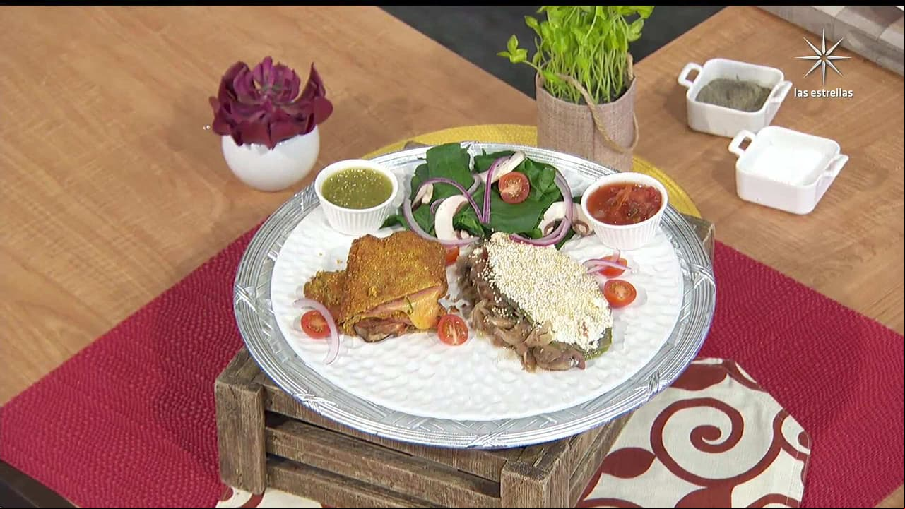 Receta diferente: ‘EMPANADAS DE BERENJENA Y NOPAL’