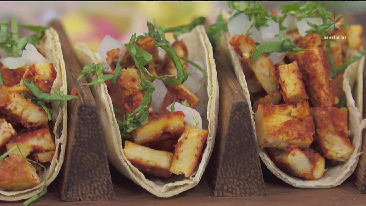 RECETA: Tacos de pollo al pastor