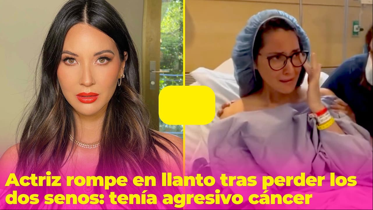 Actriz rompe en llanto tras perder los dos senos: tenía agresivo cáncer