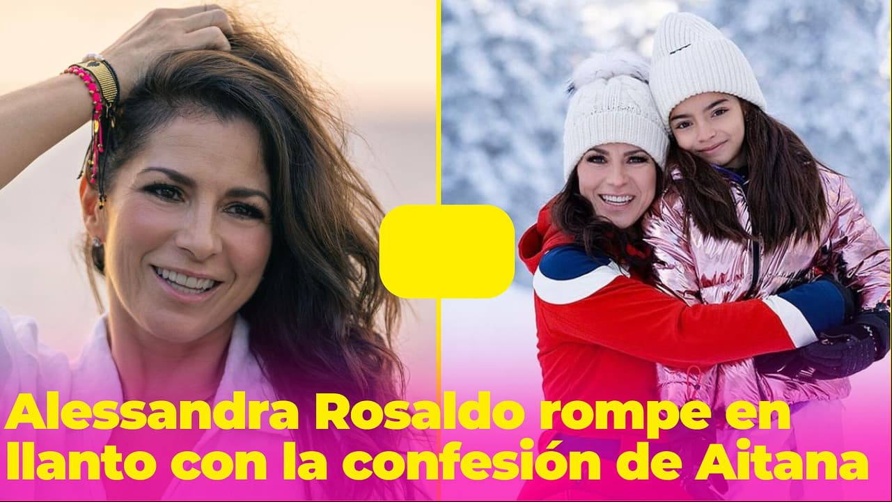 Aitana Derbez habla sobre irse de su casa y hace llorar a Alessandra Rosaldo