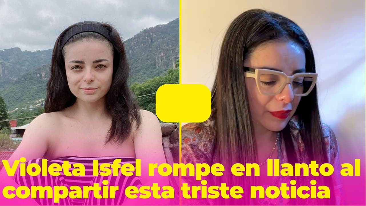 Violeta Isfel rompió en llanto al compartir una triste noticia: "Nos despedimos para siempre"