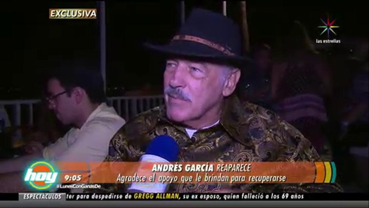 Andrés García revela detalles del distanciamiento con su hijo