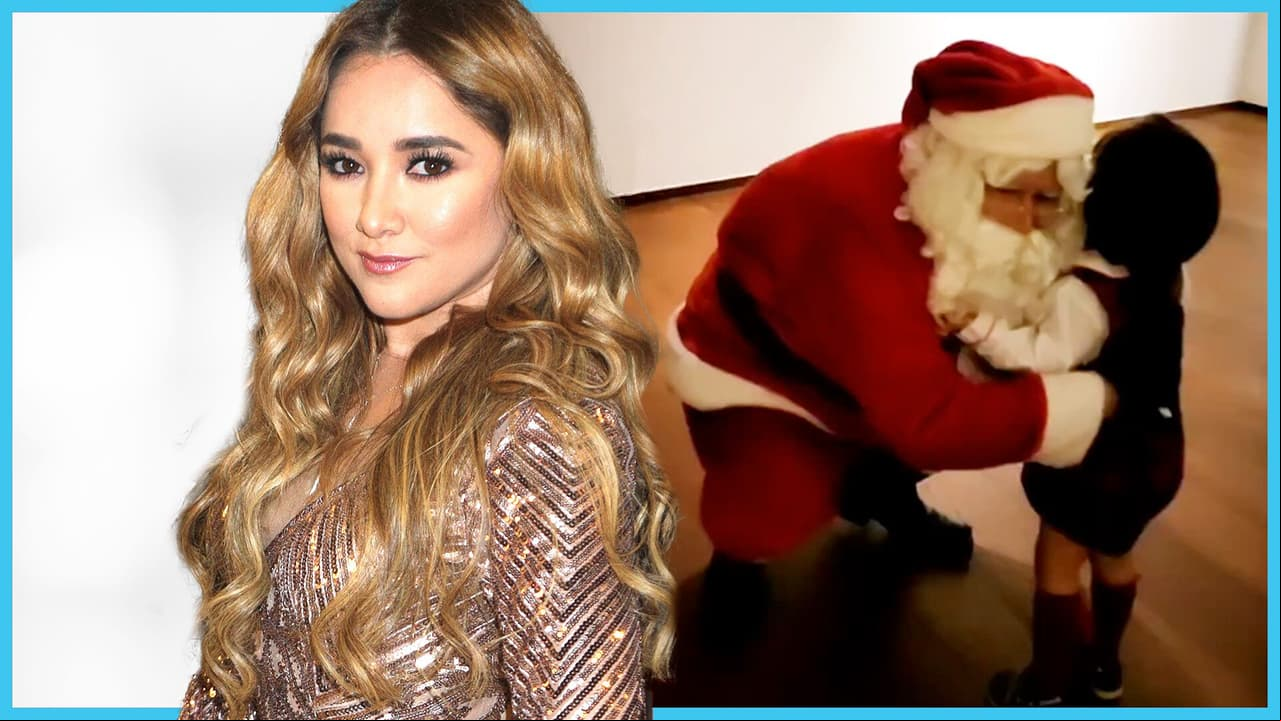 Sherlyn comparte el tierno encuentro de su hijo André con Santa Claus