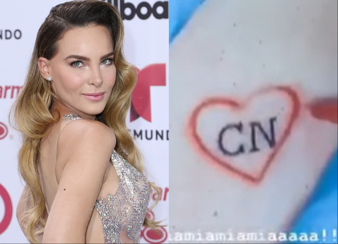 Por su parte, Belinda tiene grabado a Christian en su piel un corazón que tiene en su interior las iniciales del cantante: “CN”. Además, a la altura de la muñeca tiene un corazón con una flecha atravesándolo, acompañado del número 4.
