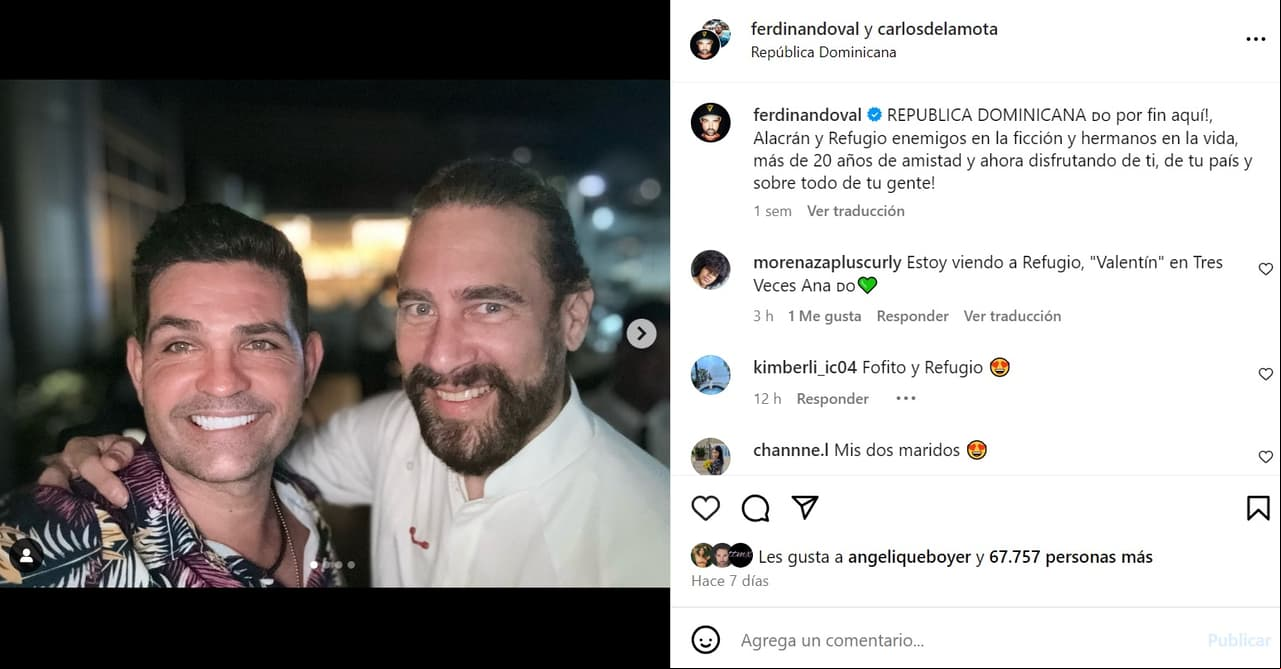 Tras la muerte de su bebé, Carlos de la Mota se reencuentra con Ferdinando Valencia