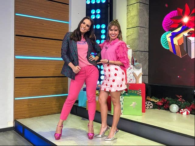 Tania Rincón y Andrea Escalona lucen el mismo peinado en 'Hoy'