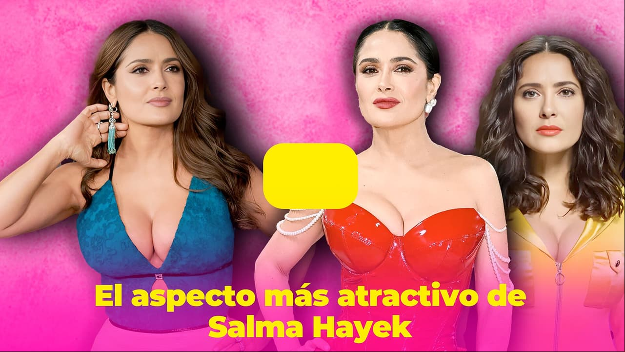 La belleza de Salma Hayek guarda un secreto, esto es lo que la hace tan atractiva según un estudio