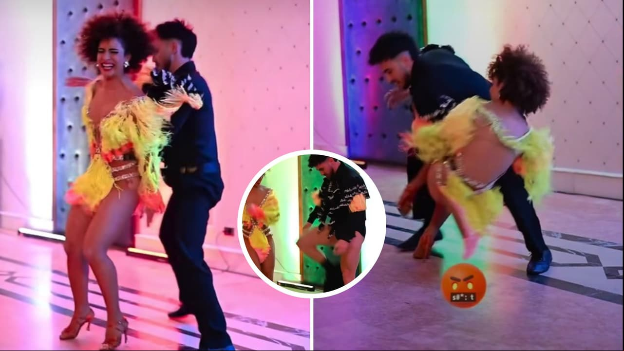 Bailarín se queda sin pantalones en pleno show y lo que hizo para salvar el baile se hace viral
