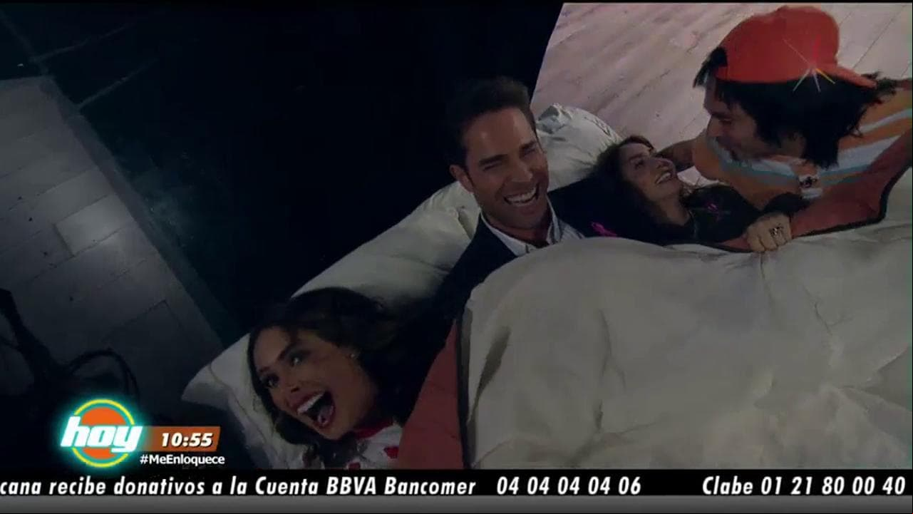 Qué hacen Sebastián Rulli, Gali y Andy juntos en ¡Una cama!