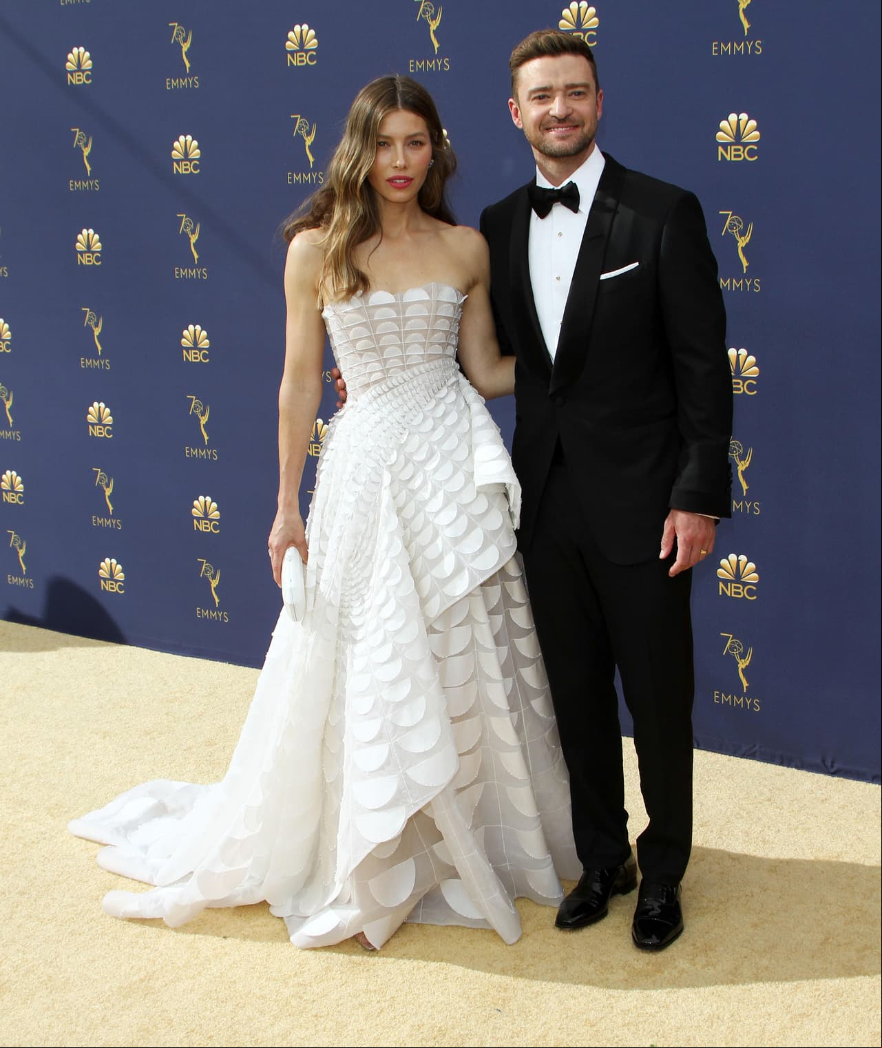 Jessica Biel y Justin Timberlake se robaron la noche, luciendo elegantes atuendos y sobre todo muy enamorados