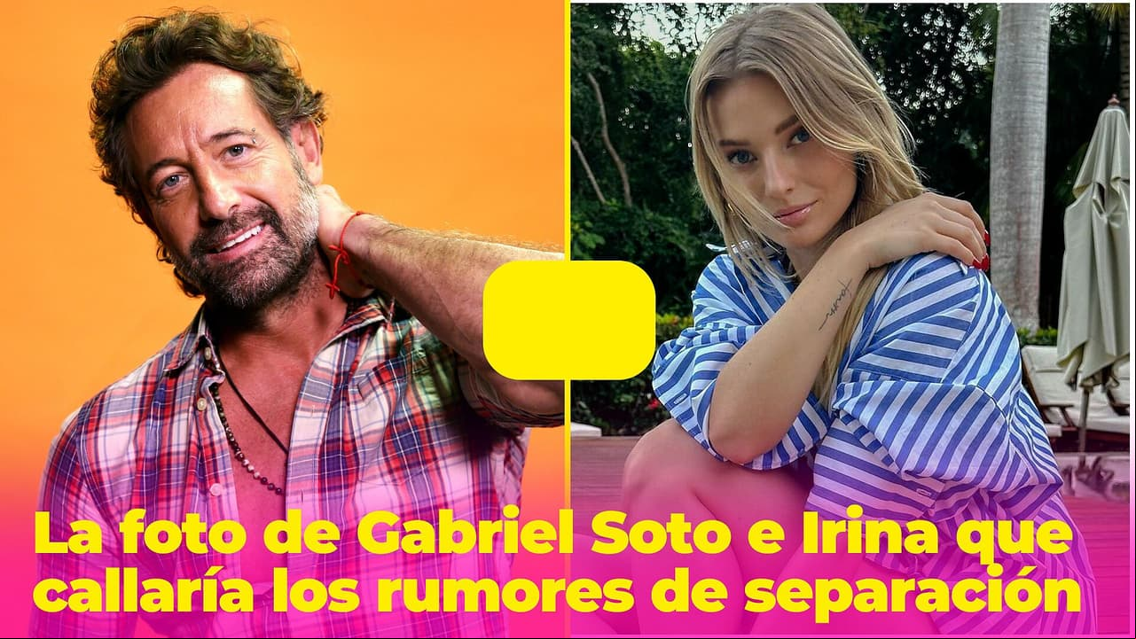 La imagen de Gabriel Soto e Irina Baeva juntos que echaría por tierra los rumores de separación