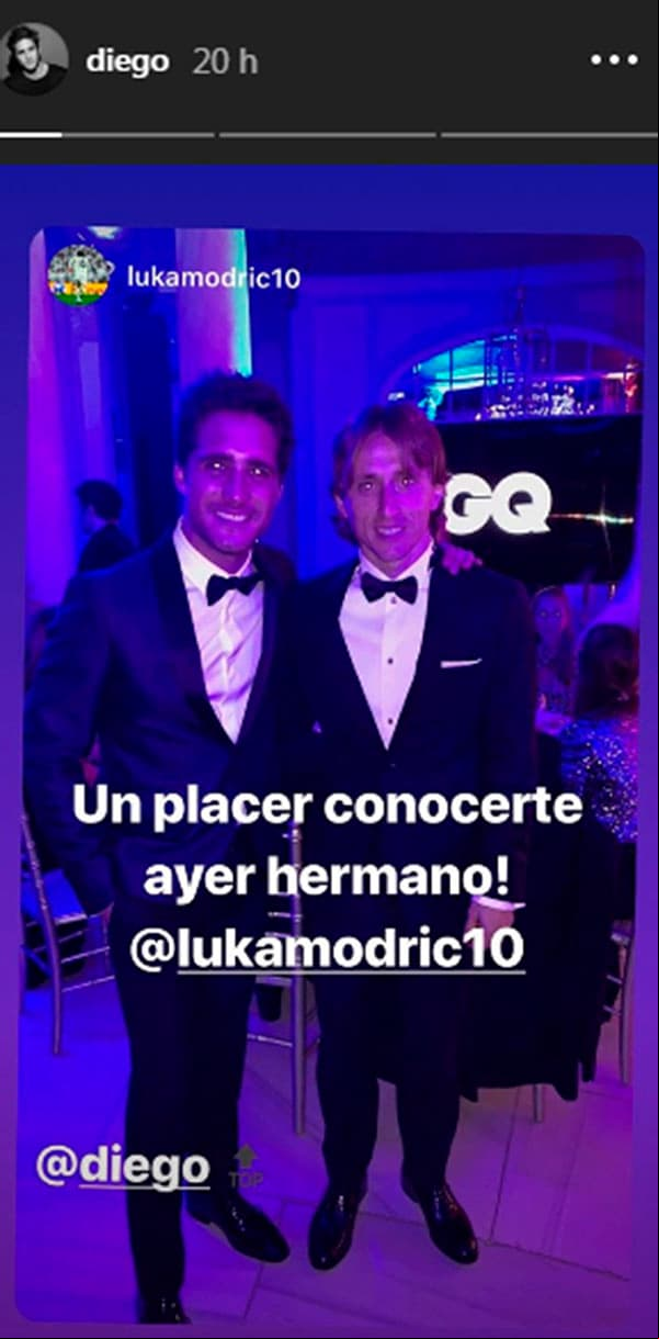 Diego Boneta conoció al futbolista Luka Modric