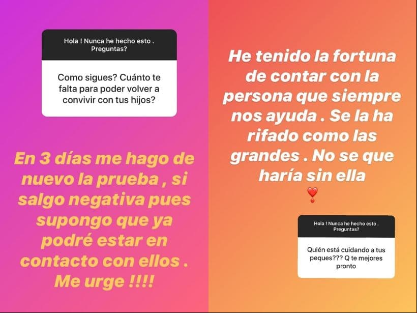 En una ronda de preguntas, Odalys respondió algunas dudas de sus seguidores,