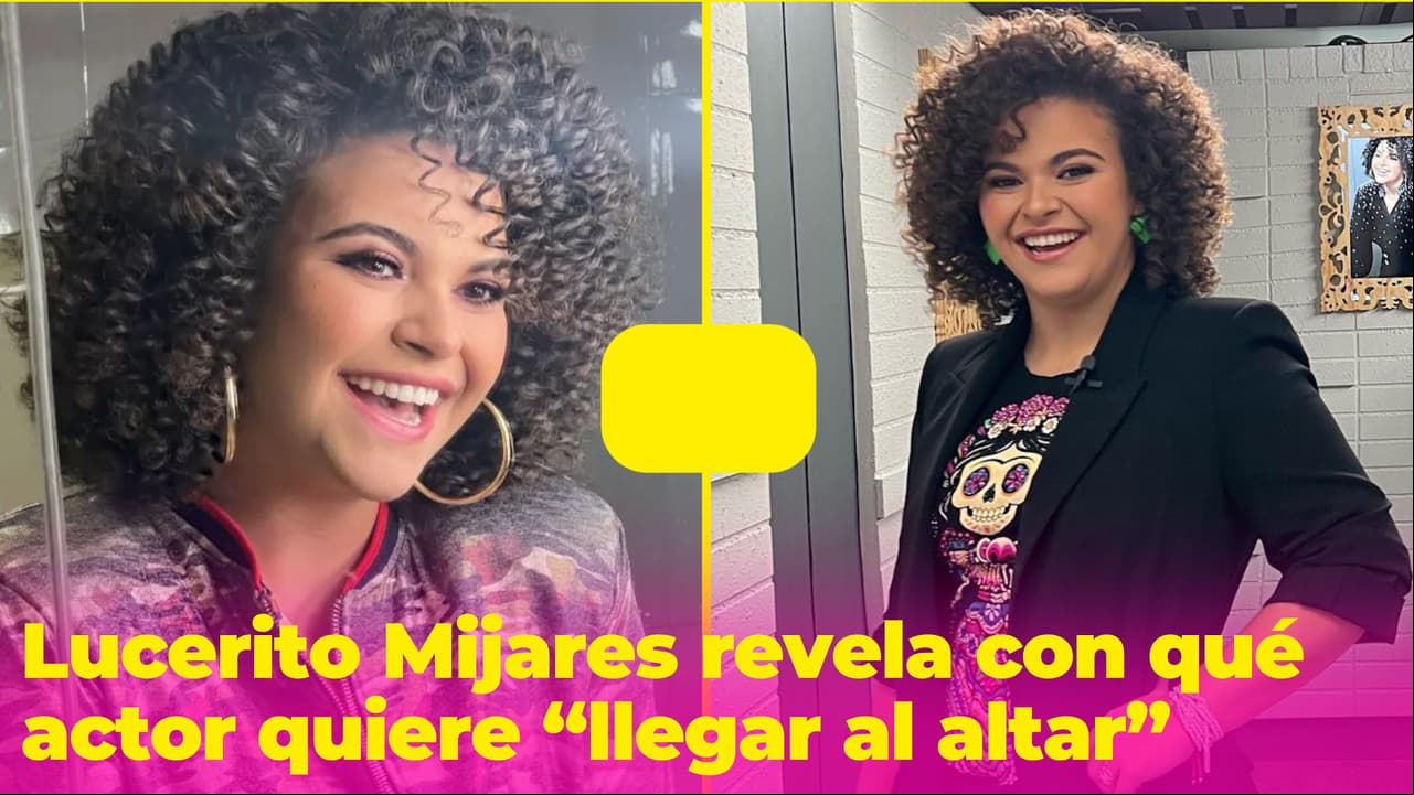 "Me voy a casar contigo": Lucerito Mijares dice públicamente con quién quiere 'llegar al altar'