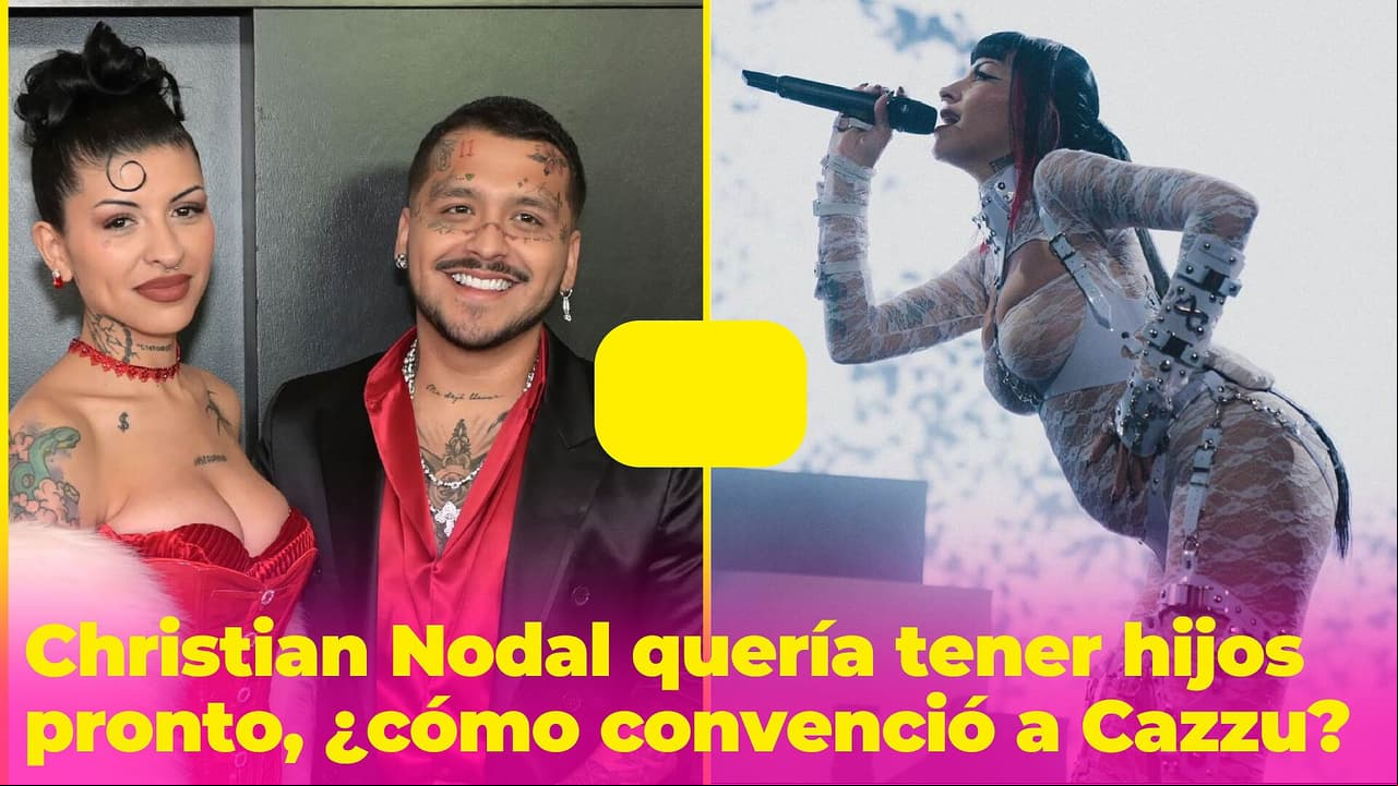Christian Nodal estaba decidido a tener hijos cuanto antes, ¿cómo convenció a Cazzu?