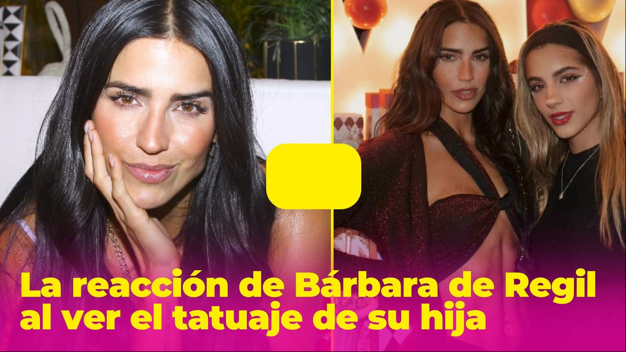 Hija de Bárbara de Regil se hace un tatuaje en su honor y ella reacciona de forma inesperada