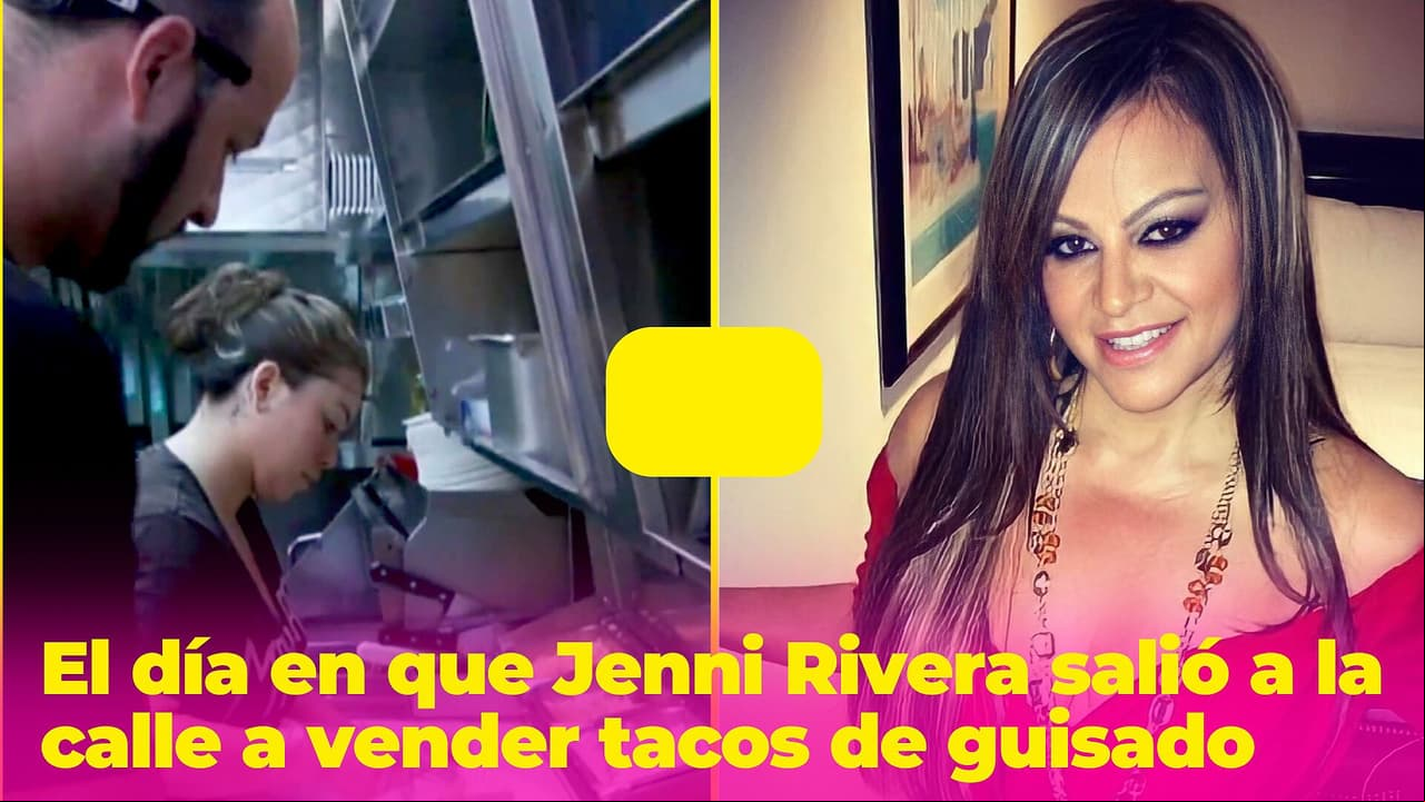 El día en que Jenni Rivera salió a la calle a vender tacos de guisado (Chiquis la acompañó)